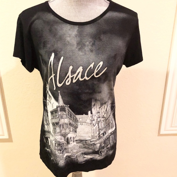 Hello Paris Tops - Hello Paris New Beautiful Black Top Size 4